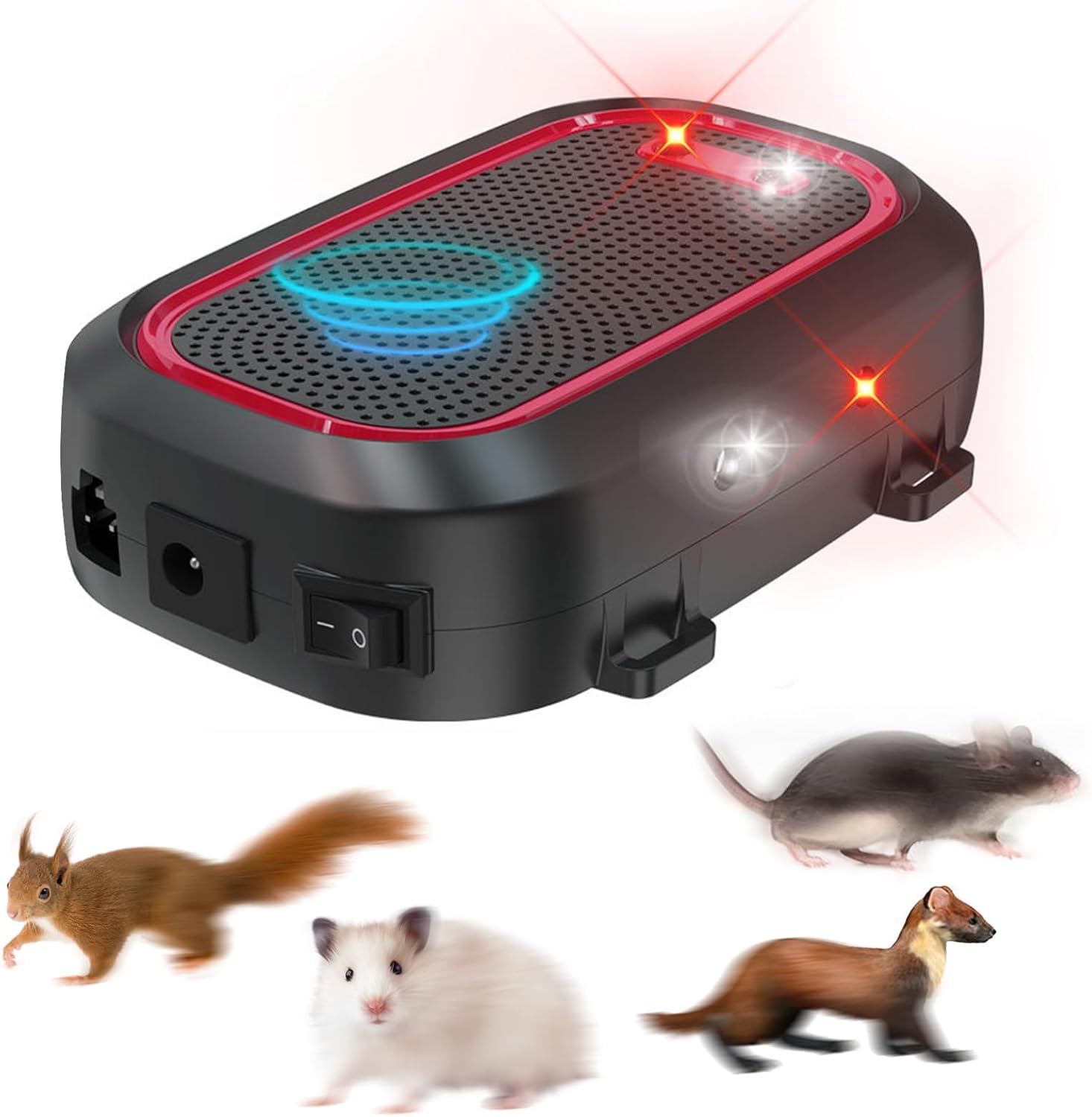 Anti Fouine Voiture avec Ultrasons, Répulsif Ultrason Souris et Rats ...