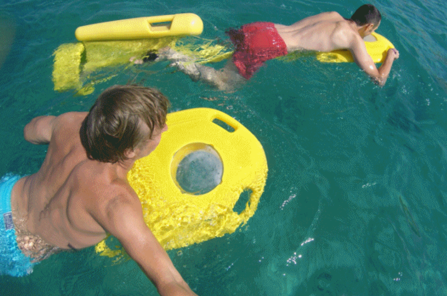 VELOSUB Propulsor aquático a pedais para snorkeling e piscina, flutuador com hélice, alta flutuabilidade e velocidade - 3