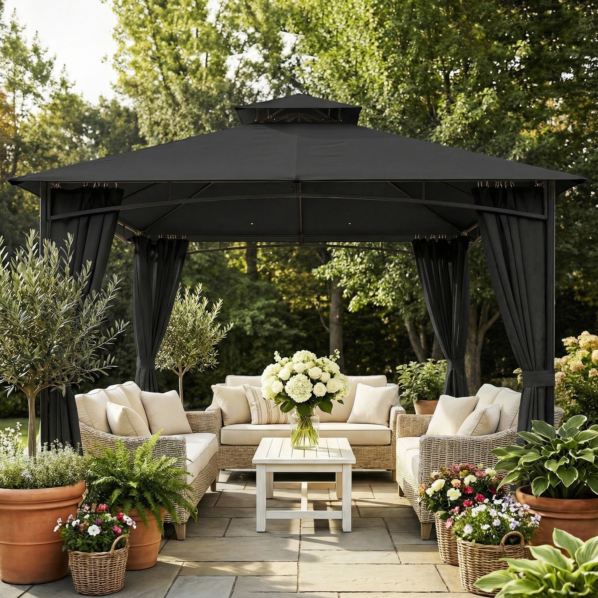 Pavillon polyester Outsunny - 7