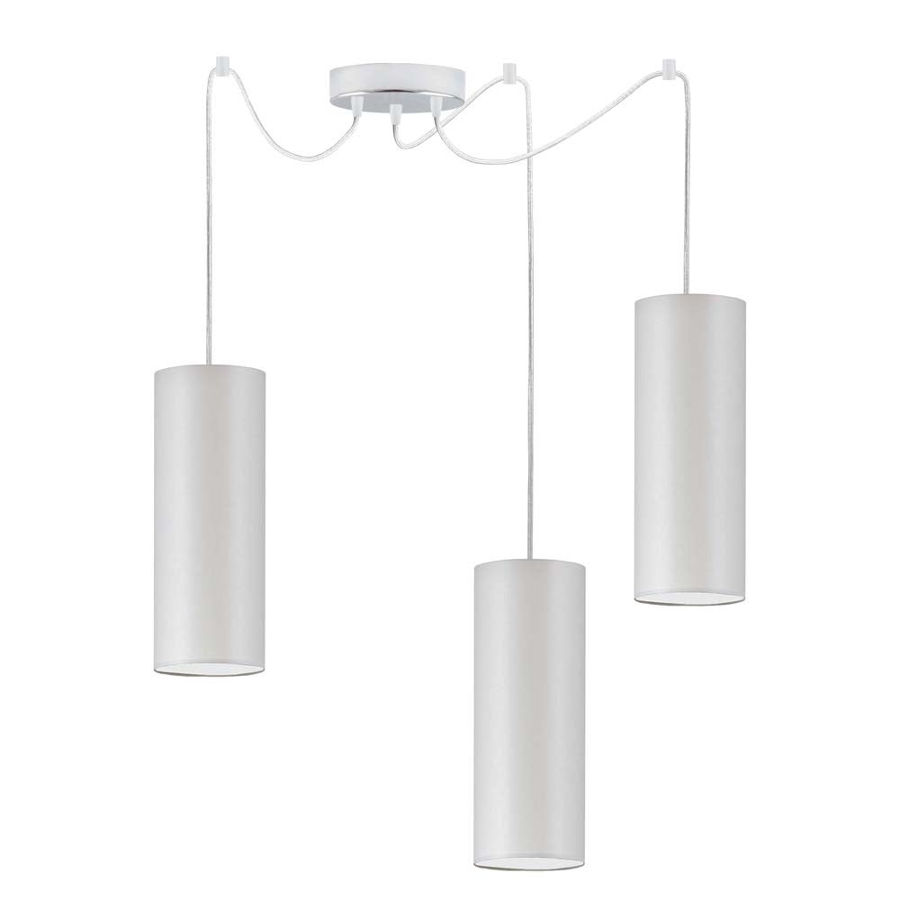 Lampa wisząca zwis żyrandol sufitowa z abażurami tuba POGO Z3
