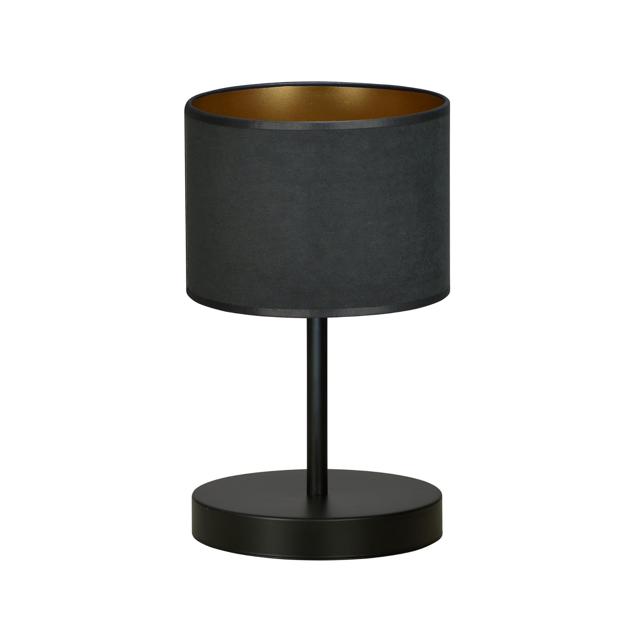 LAMPKA NOCNA Emibig 1xE27 60W HILDE LN1 BL BLACK 1054/LN1