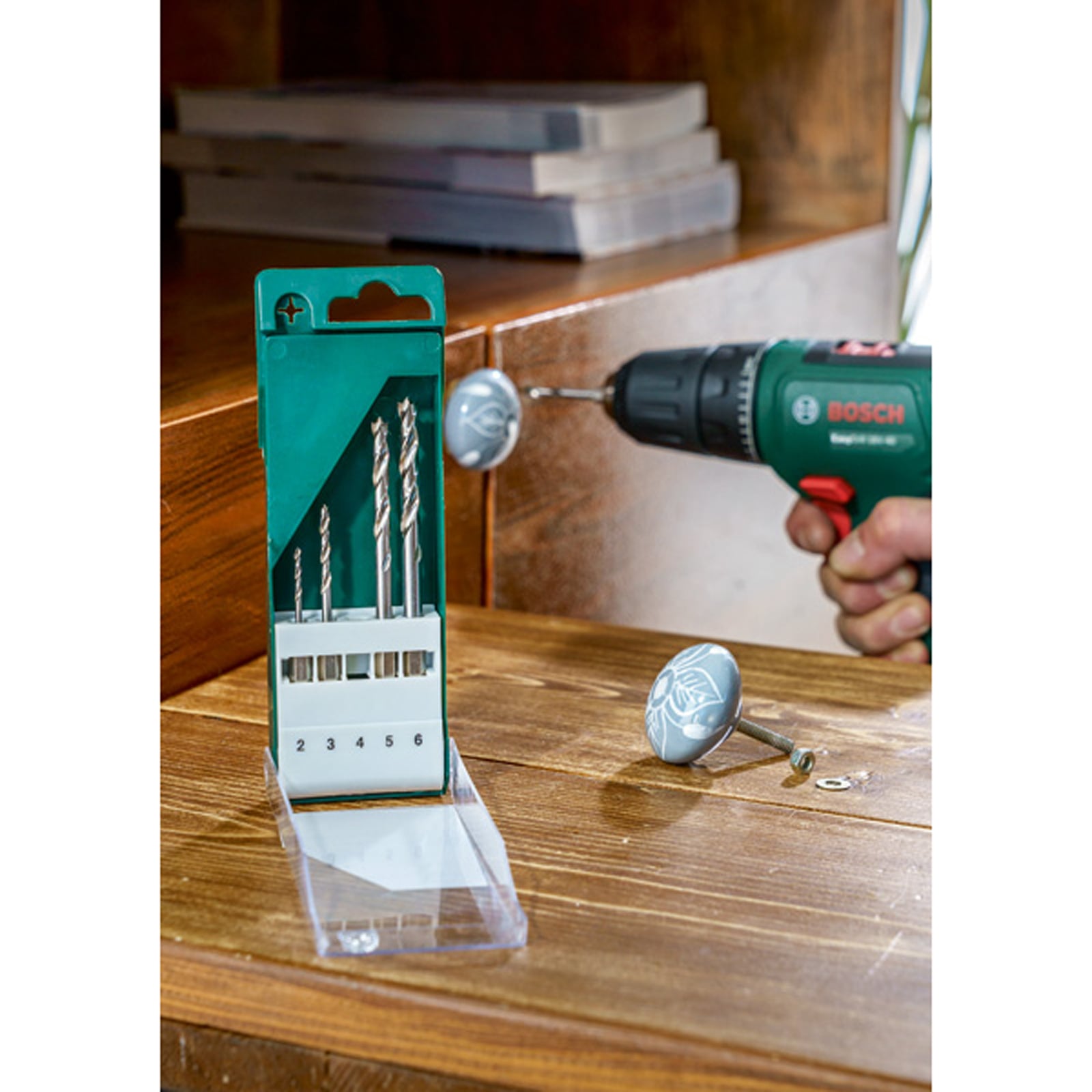 Bosch Accessories 2609255326 Jeu de forets pour le bois 5 pièces 2 mm, 3 mm, 4 mm, 5 mm, 6 mm 1/4 (6,3 mm) 1 set - 4