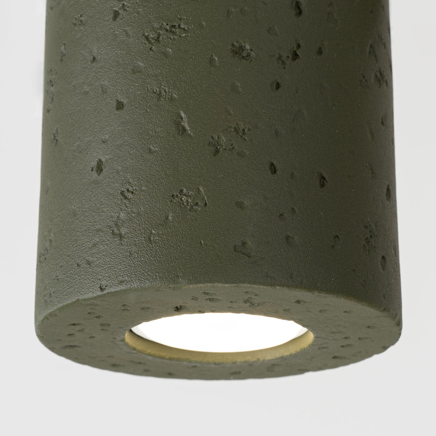 Reflektor sufitowy betonowy ORBIS zielony oliwkowy 1xGU10x10W beton architektoniczny wym:10x10x10cm IP20 Sollux Lighting - 4