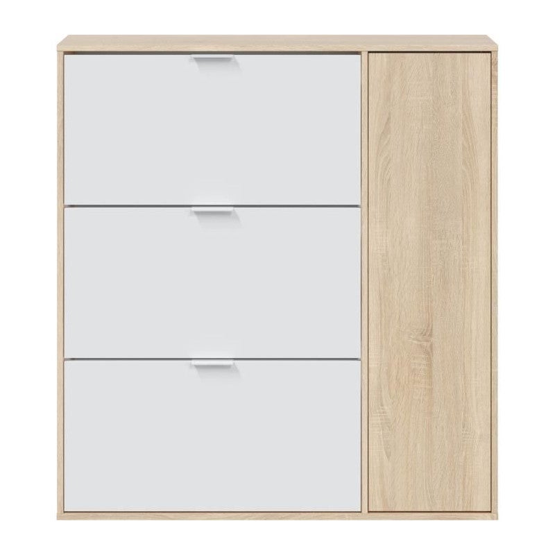 Scarpiera con 3 sportelli e 1 anta per 30 paia di scarpe - L106 cm - 4