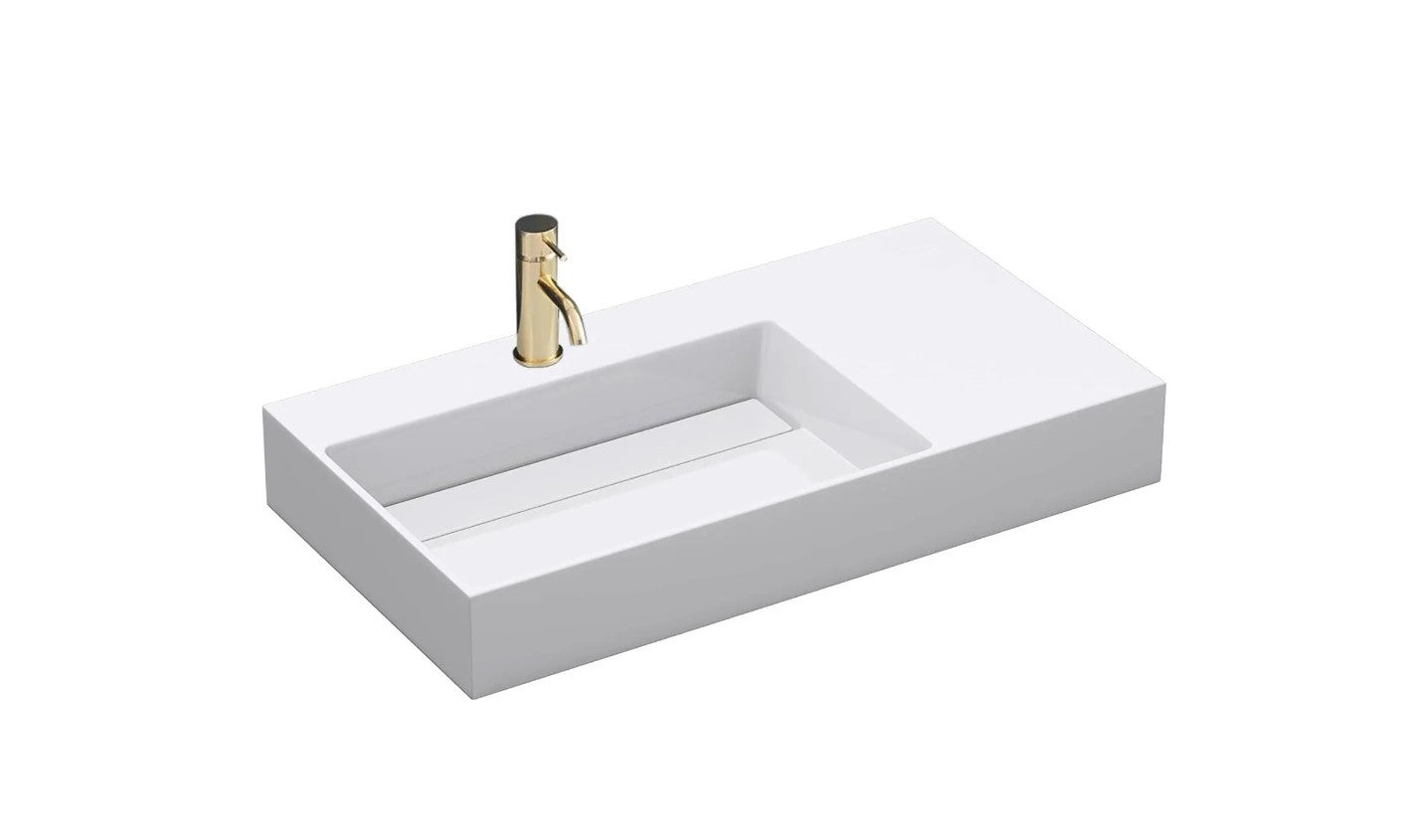Umywalka Nablatowa Rea Archi Biały 89,5 X 48