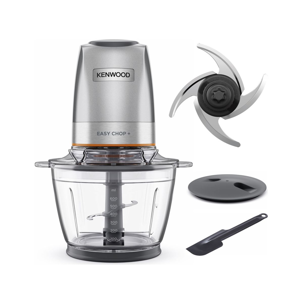 Kenwood  Chp62.400si Picadora Eléctrica De Alimentos 0,6 L Plata , Leroy Merlin