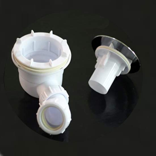 Aica Bonde De Receveur Avec Le Siphon 90cm Bonde De Douche Haut Débit Extra Plate Couverture Chromé Diamètre 90mm - 3