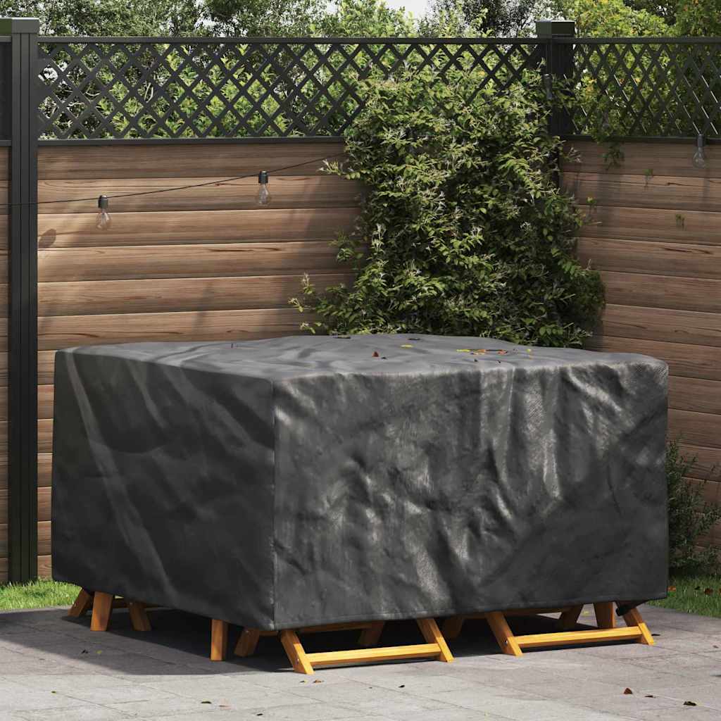Pokrowiec na meble ogrodowe Czarny 150 x 150 x 75 cm 600D