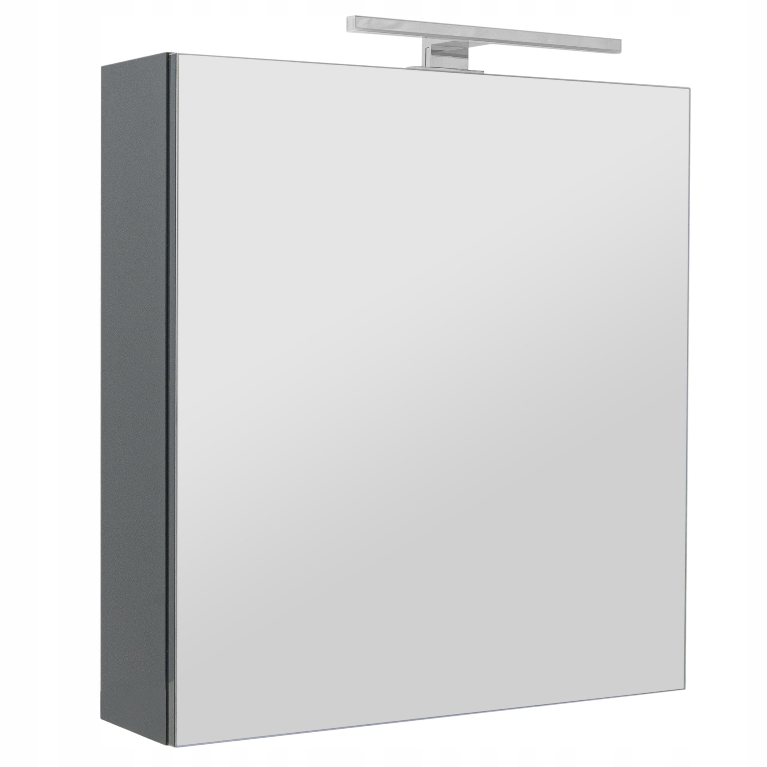 Szafka łazienkowa z lustrem oświetleniem lampką led lustrzana wisząca 60 cm