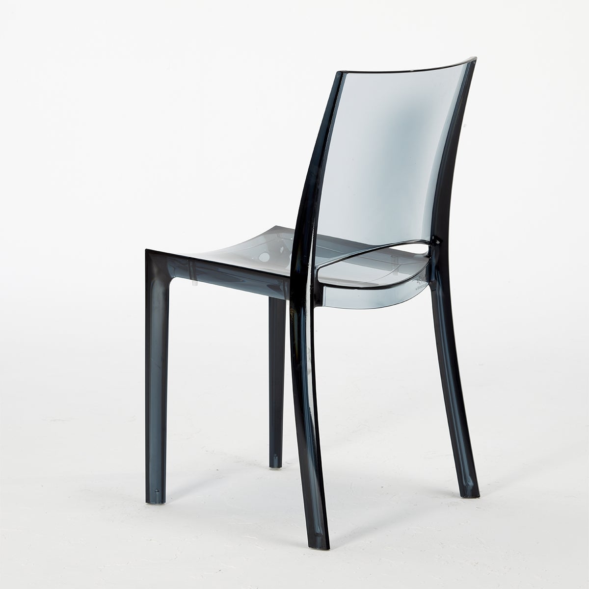 Chaise transparente salle à manger bar empilable B-Side Grand Soleil - 6