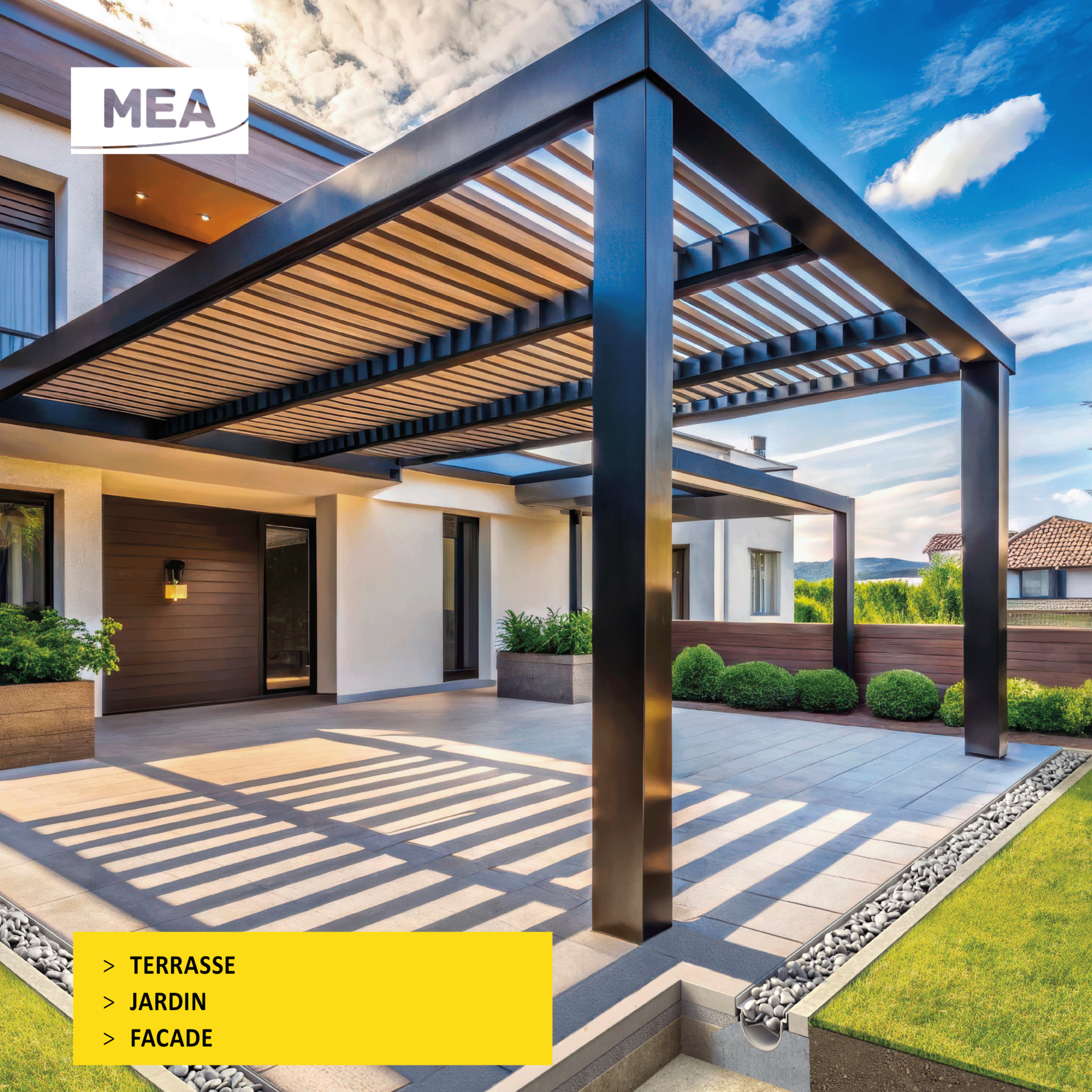 Système de drainage décoratif DECOSTONE en SMC avec tôle perforée en acier galvanisé Passage piéton - (12x1m) larg.utile 100mm - 5