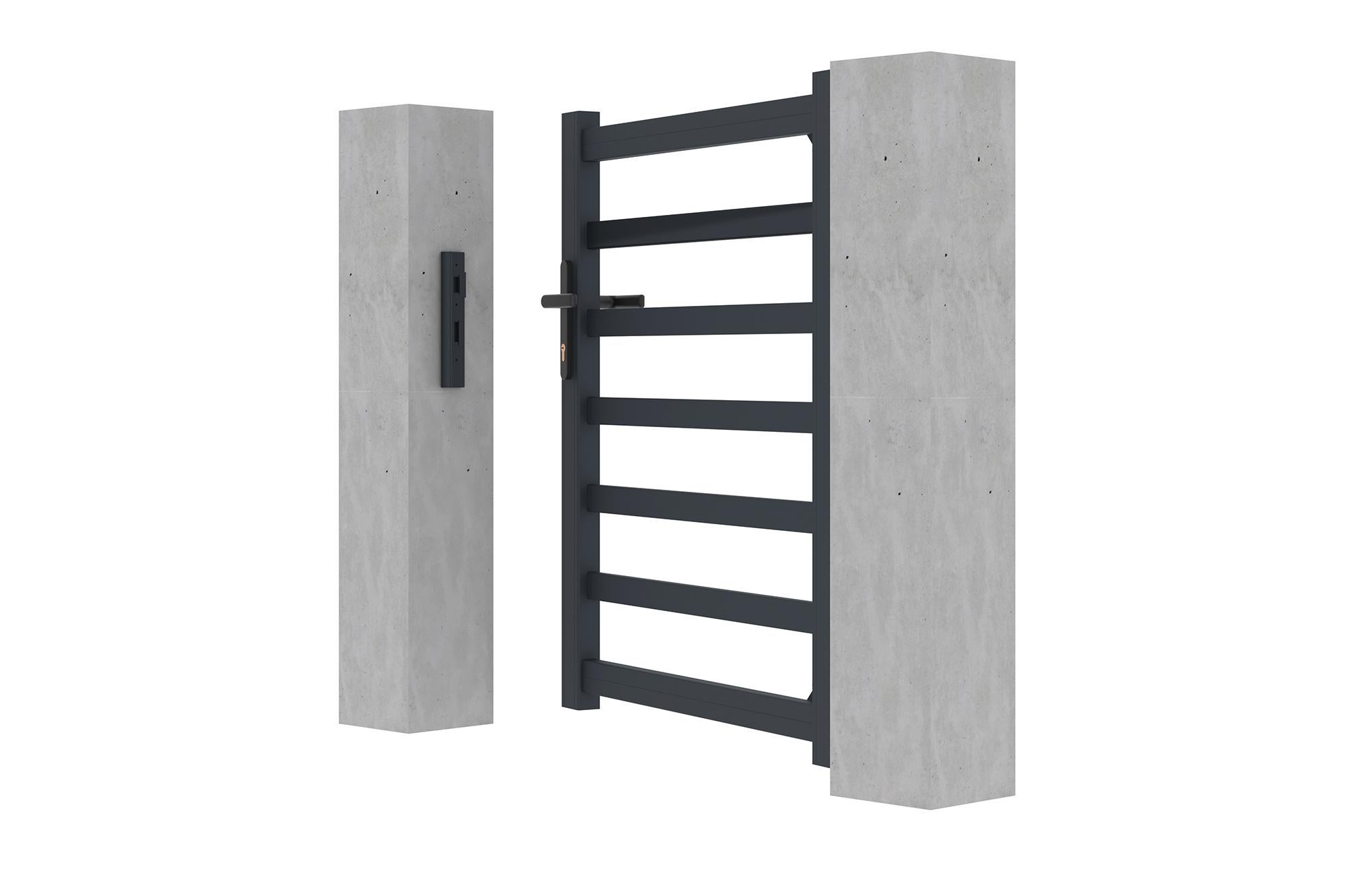 Cancello pedonale in alluminio 1m ANTELAO 100P110 - 7