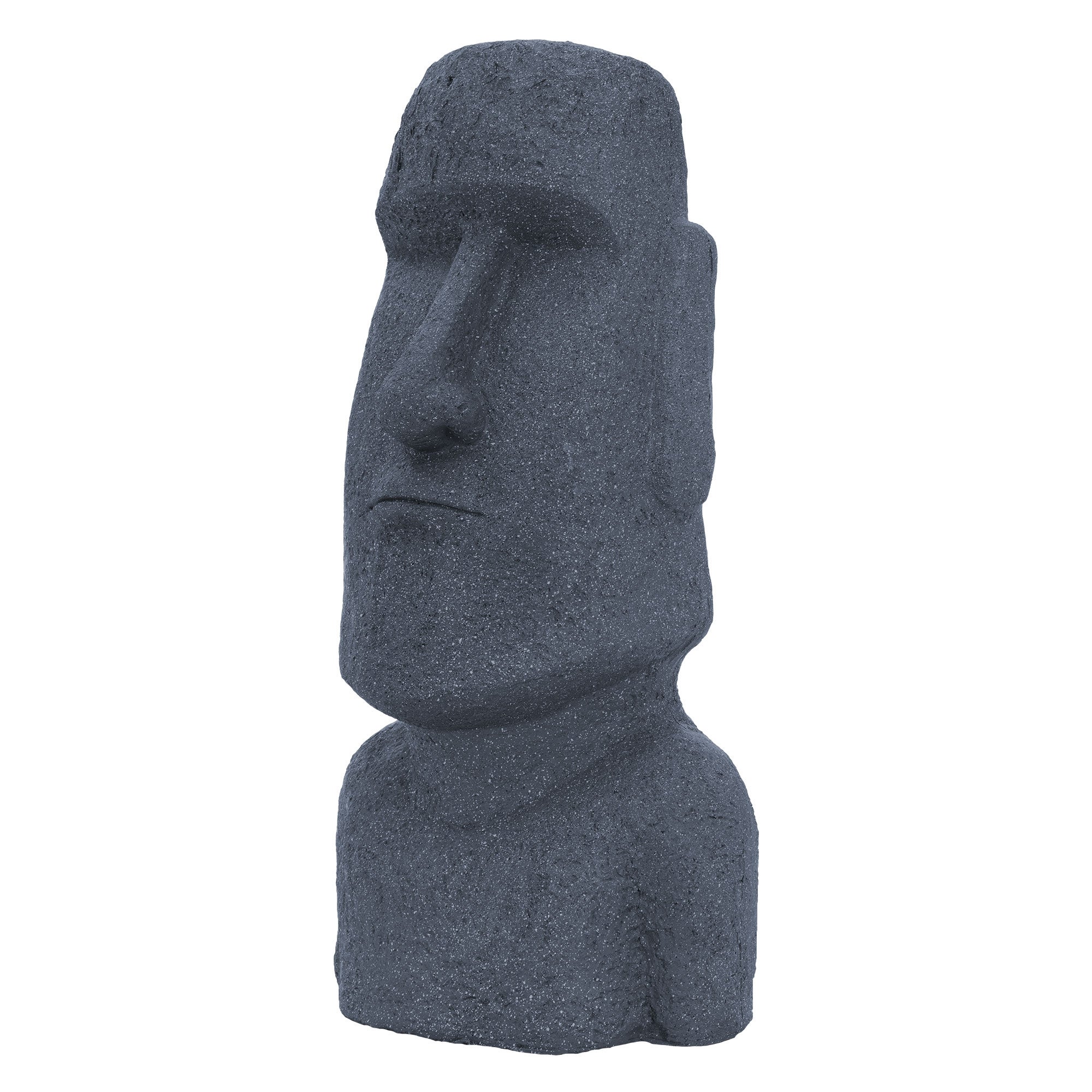 Statua Moai Isola Di Pasqua Rapa Nui Scultura Decorativa Da Casa Giardino Grigio - 3