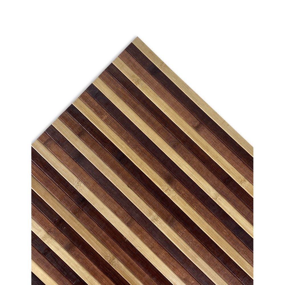 TAPIS de CUISINE WOODY en BOIS de BAMBOU OMBRAGÉE faire dorer sur toutes les tailles Cm. 50x100 - 5