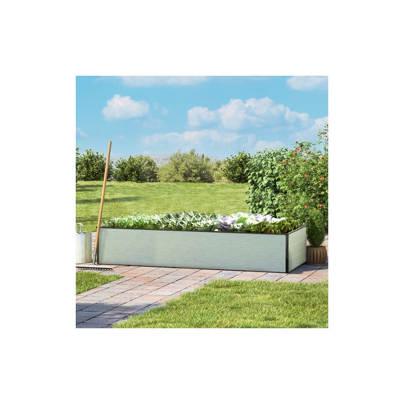 77 x 195 x 39 cm Grządka podwyższona, aluminium anodowane