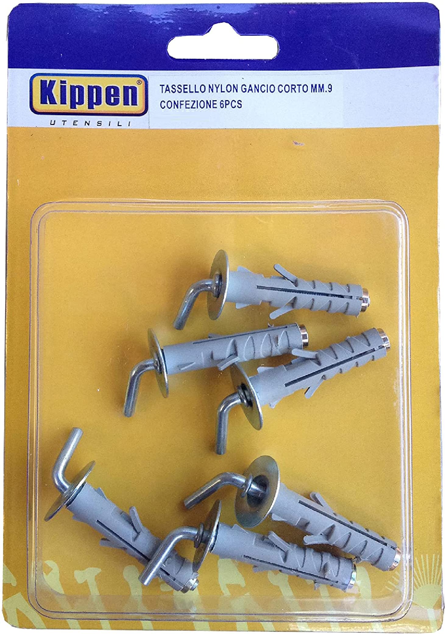 Kit 6 Tasselli Con Gancio Corto M4 - Fissaggi Leggeri Per Edilizia - Foto 4