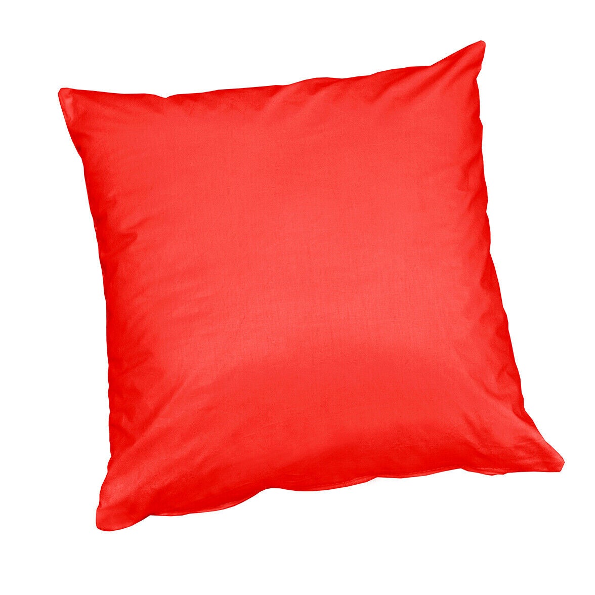 Housse De Coussin Futon Blanc Bordure Rouge - Mélange Coton - Occasion En Bon état - Dimensions 72x45x5 Pouces