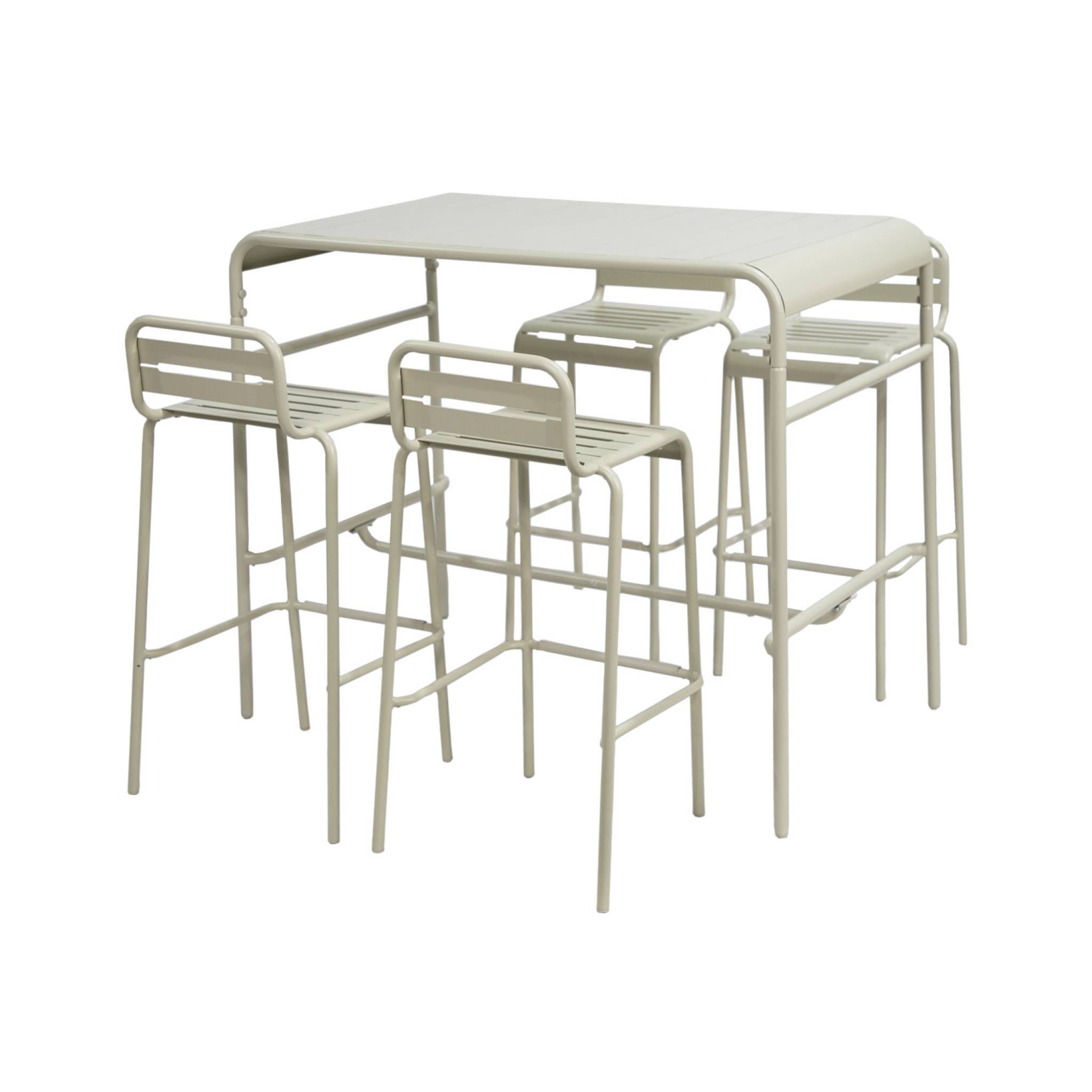 Ensemble Table Et 2 Chaises Compact - Design Blanc Et Chêne - Idéal Pour Petits Espaces (cuisine, Terrasse)