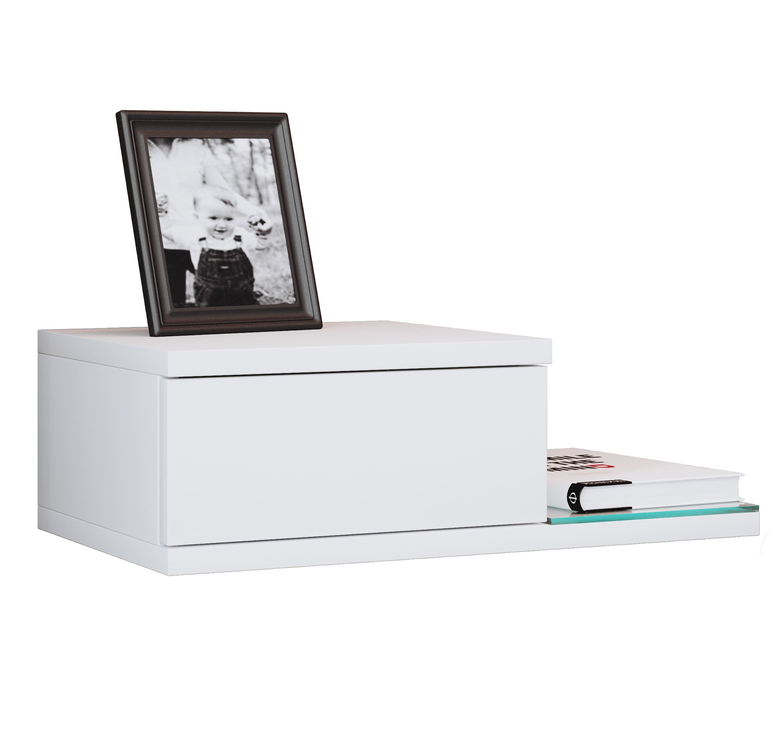 Set Di 2 Tavolini Da Caffè Moderni - Bianco, In Legno MDF, Dimensioni Diverse, Design Contemporaneo
