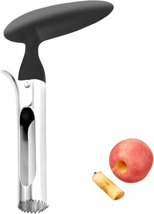Vide-Pomme En Acier Inoxydable – 2 Pièces – Dénoyauteur Pomme Poire – Gadget Cuisine Pratique