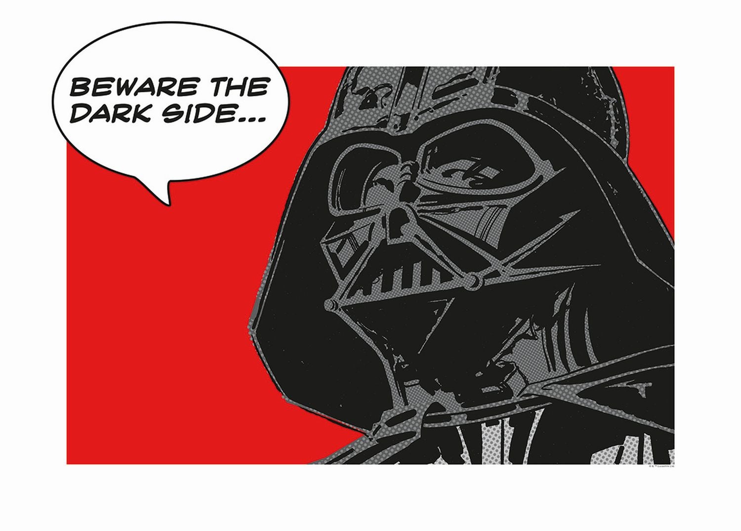 Komar Star Wars Classic Comic Quote Java – Wandbild 50 X 70 Cm, Poster, Kunstdruck Ohne Rahmen