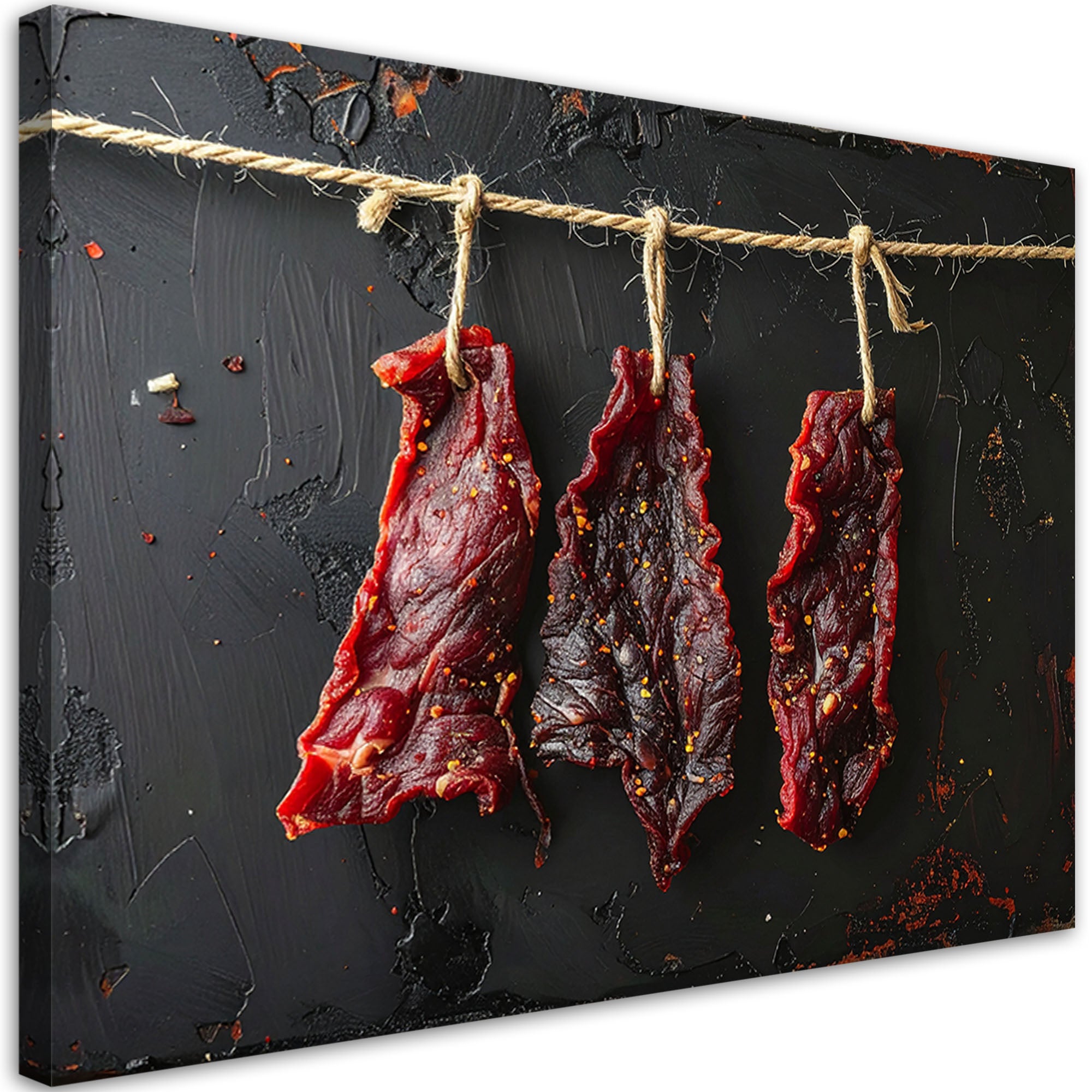 Obraz do kuchni restauracji baru jadalni, Suszone mięso 60x40