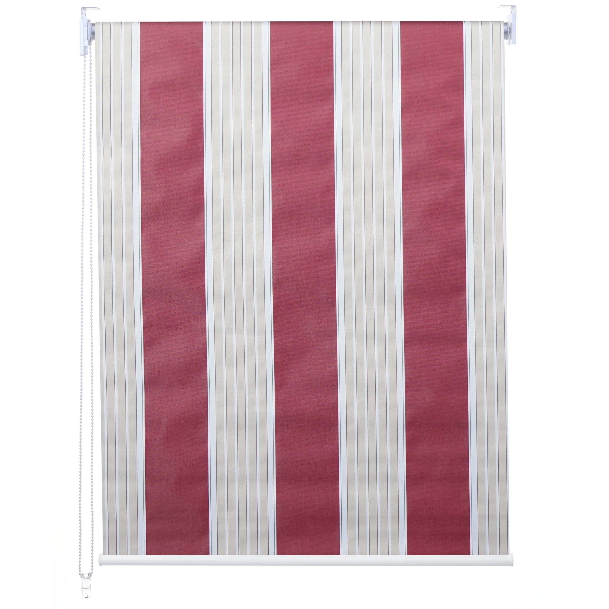 Estor enrollable opaco para ventana protección solar estor lateral 60x160cm opaco rojo blanco beige 04_0004538