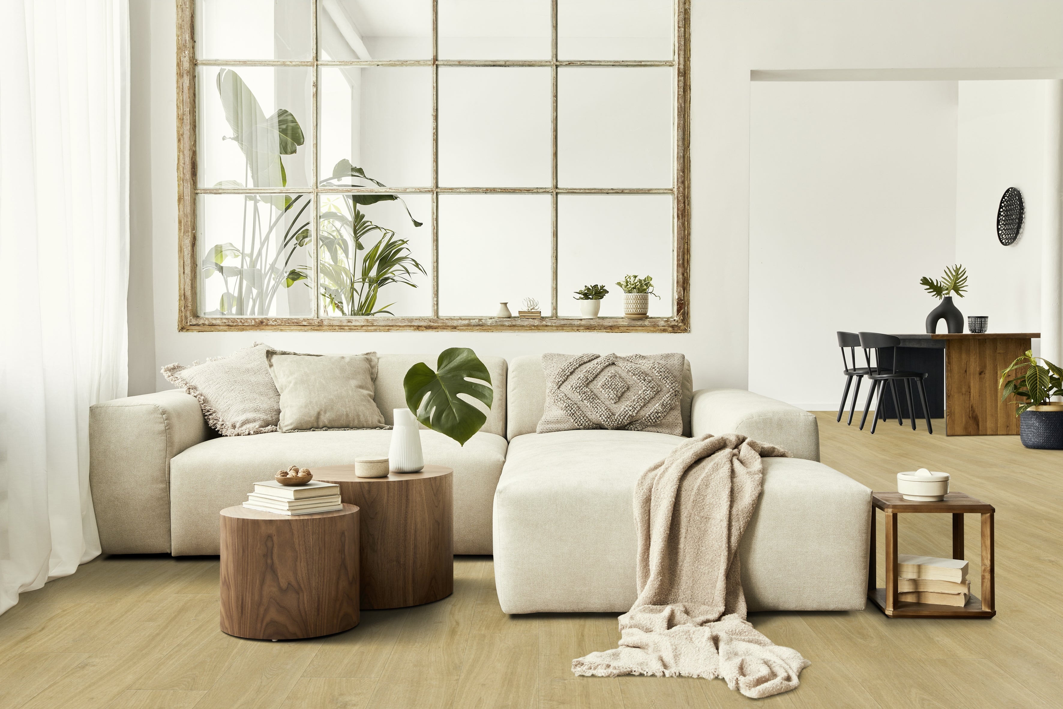 Lame PVC autoplombante sous-couche intégrée effet bois madera miel GERFLOR Senso Unik - 7