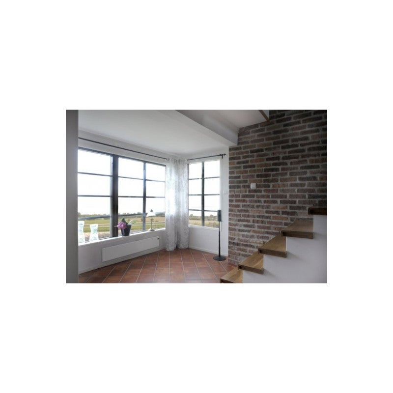 Pack ADAX Radiateur électrique blanc - 800 W - 1050x200x90mm - Neo Basic NL08 KDT - Pieds pour radiateur L blancs - 195x145mm - 4