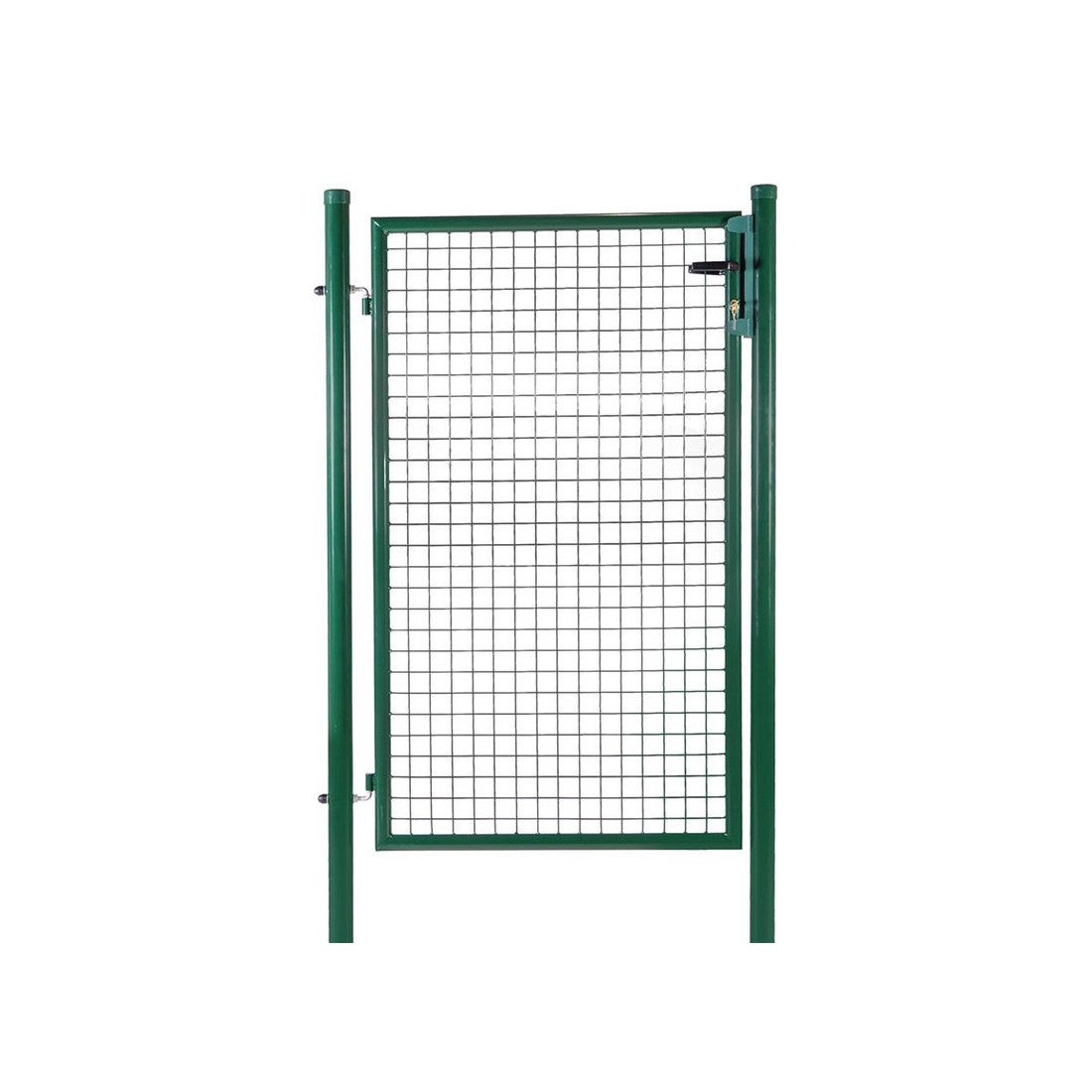 Portillon grillagé en acier galvanisé maille 50 x 50 passage L 1m x H1m75 Vert - 6