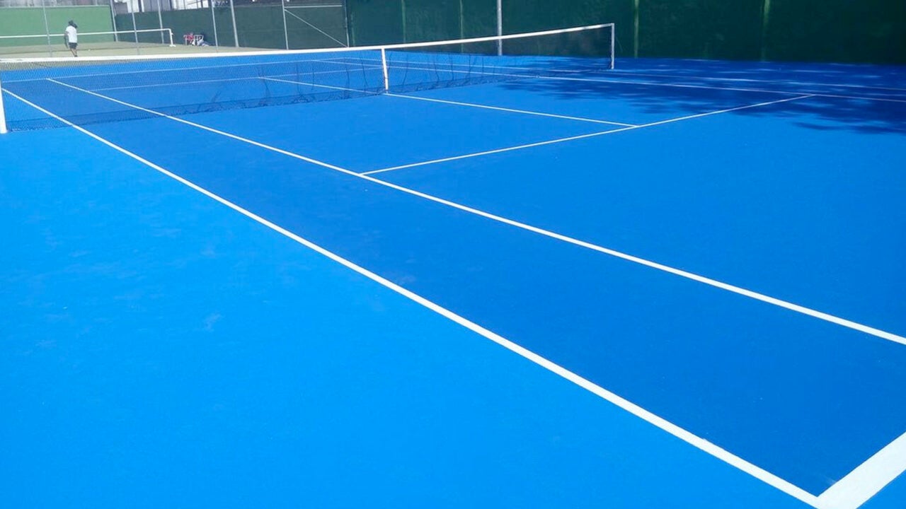 Pittura per pavimenti esterni ed interni e campi sportivi 4L, VERDE - 4