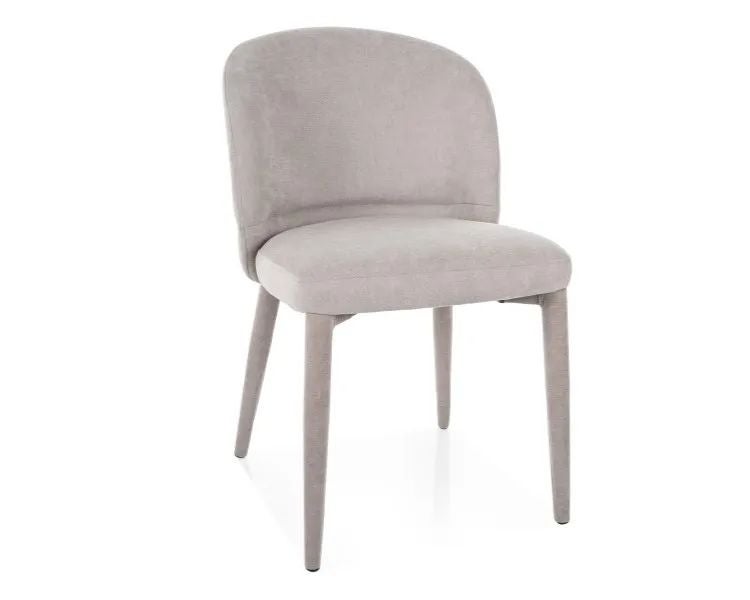Krzesło tapicerowane TINO WIND jasnoszary