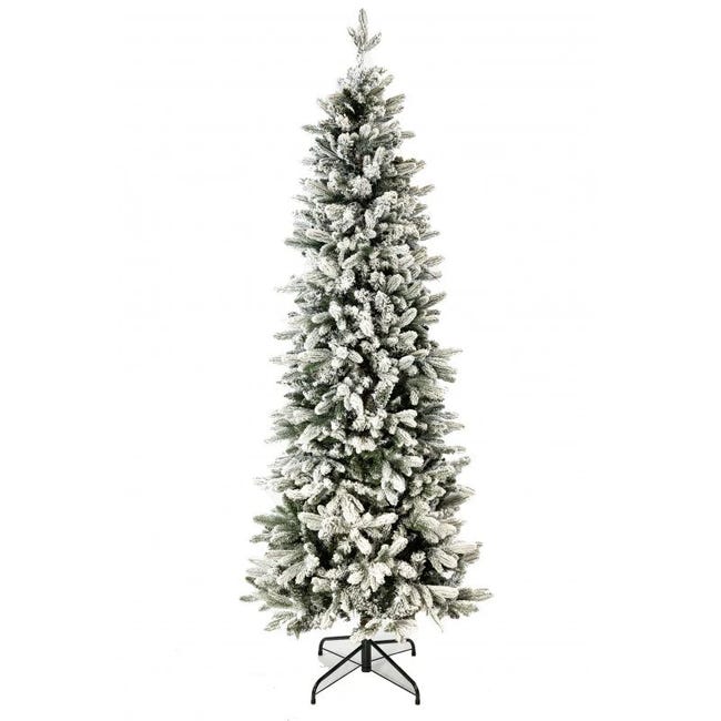 Árbol De Navidad Plegable Nevado 150 Cm - Predecorado, PVC, Fácil Montaje, Ideal Para Hogar U Oficina