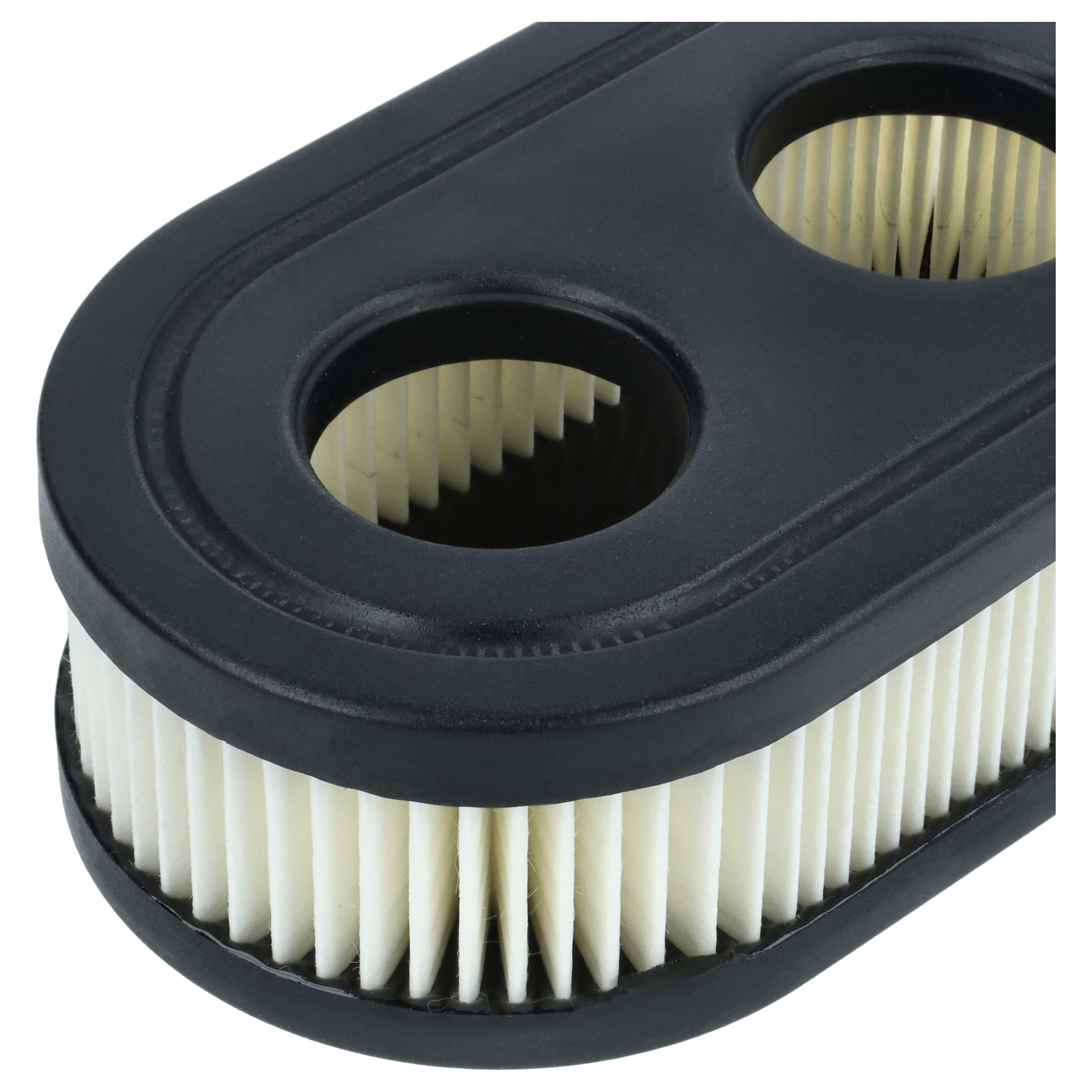 vhbw Filtre à air en papier de rechange noir, blanc pour tondeuse à gazon Briggs & Stratton 09P702-0128-F1, 550E, 550EX, 575EX, 9 Motor - 4