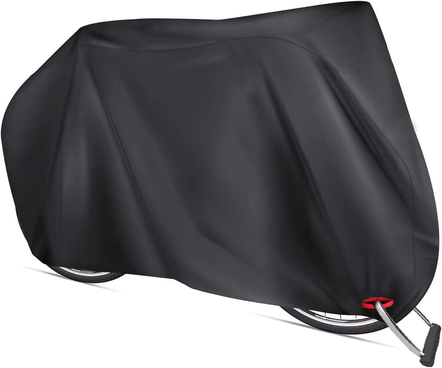 (Czarna) Pokrowiec na rower zewnętrzny 170 x 60 x 85 cm Garaż rowerowy z dziurką na zamek, wodoodporny i pyłoszczelny pokrowiec na rower