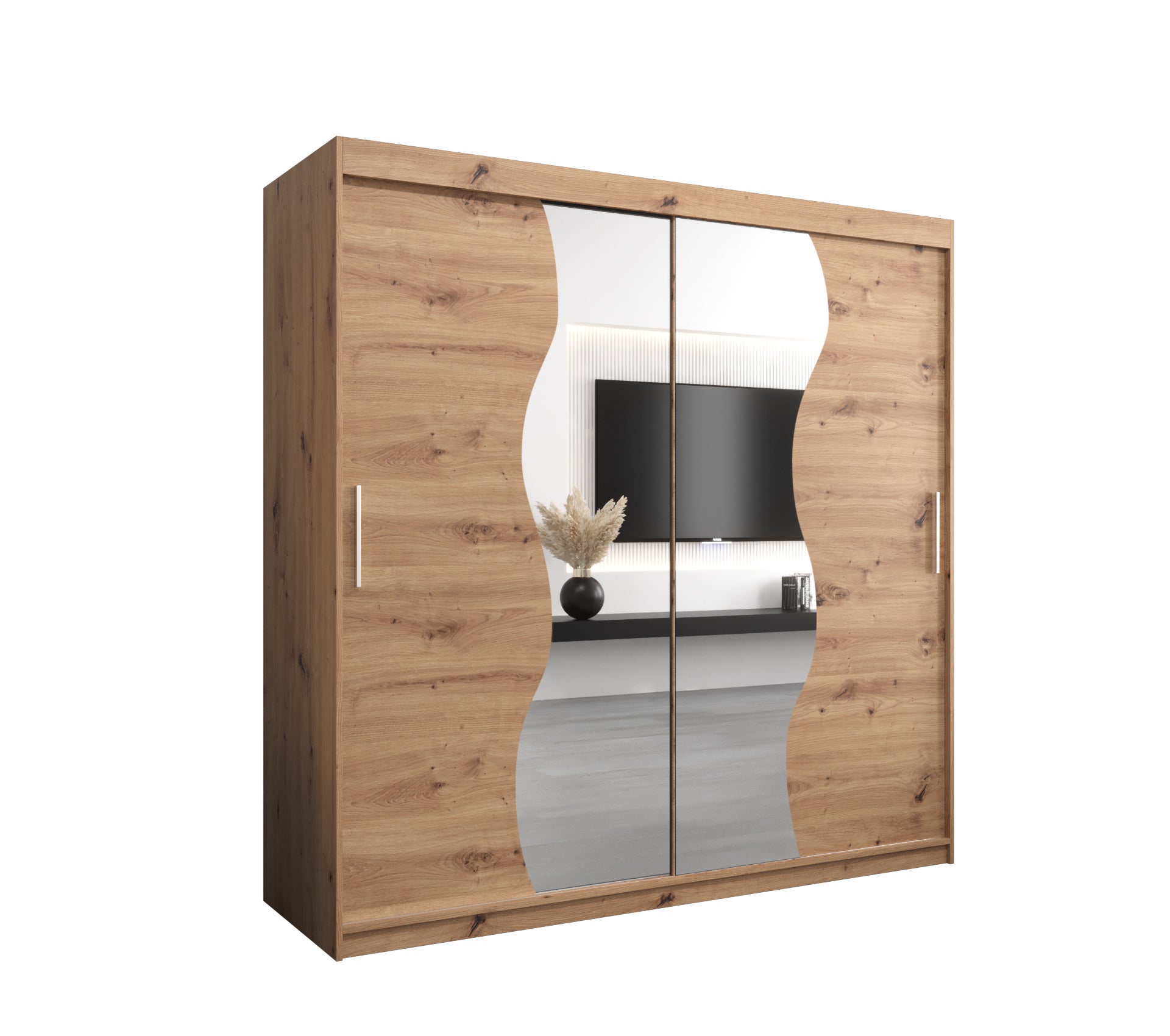 Szafa przesuwna garderoba MADRYT 200 x 62 x 200 cm Artisan - Abiks Meble