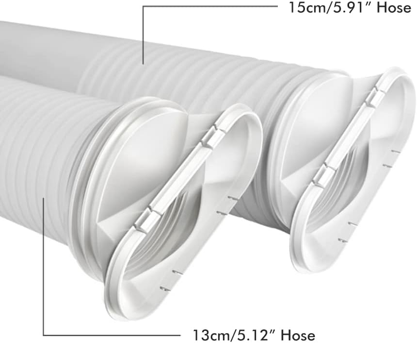 Joint fenêtre pour climatiseur mobile – Kit réglable pour tuyau d’évacuation, installation facile - 5