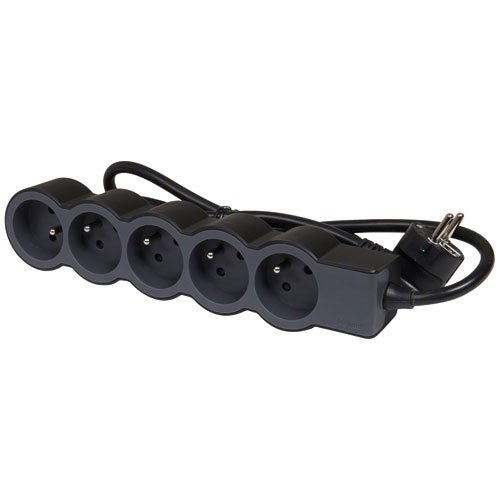 Multiprise FB 5x2P+T standard 3m 1.5mm² noir LEGRAND - 2