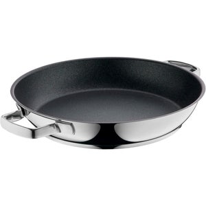Padelle da 26/28 cm con coperchio, padella antiaderente in acciaio inossidabile, padella a nido d'ape per stufe in ceramica a induzione elettrica a gas  15