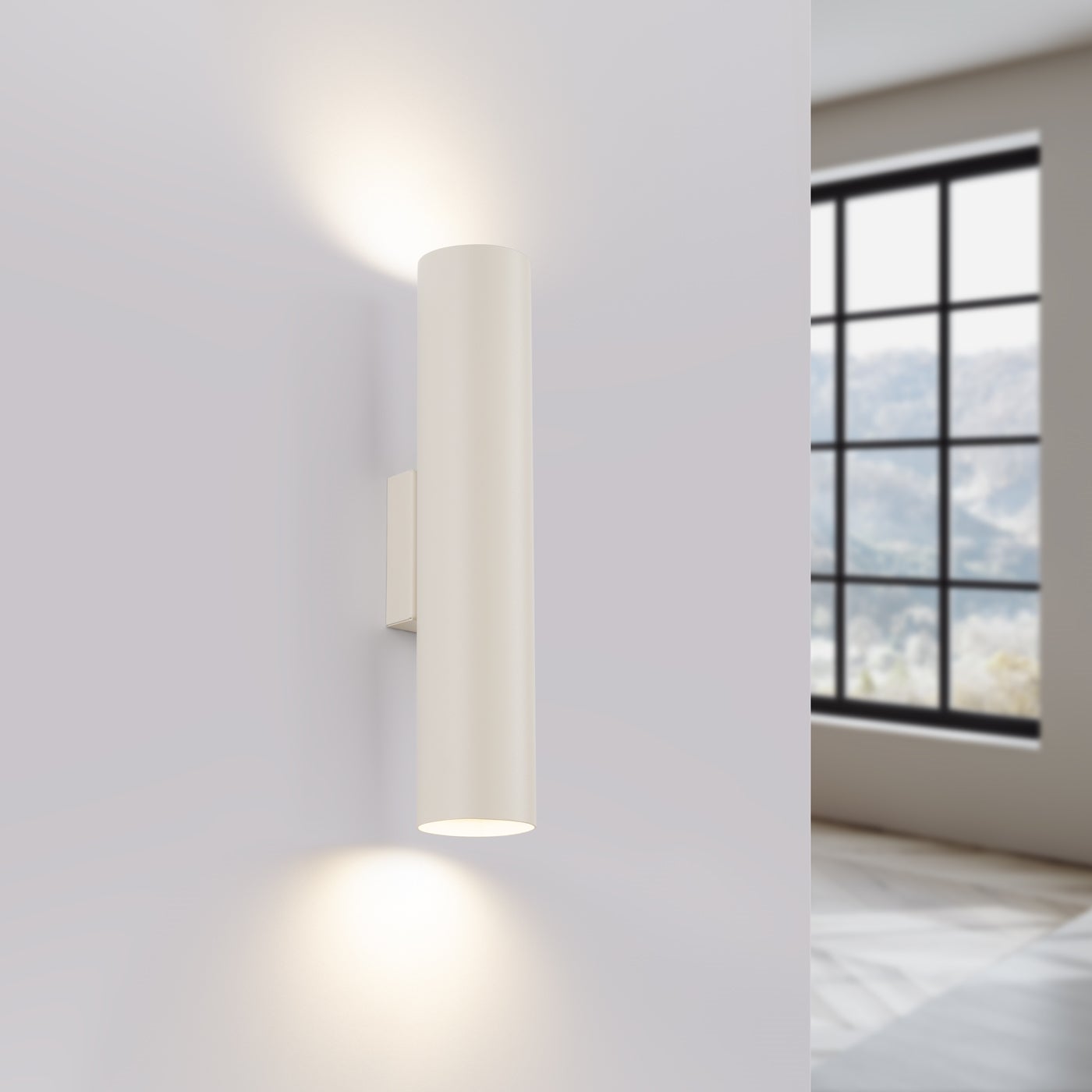 Kinkiet TORIS 2 beżowy LED 3000K - 6x8x30cm Sollux