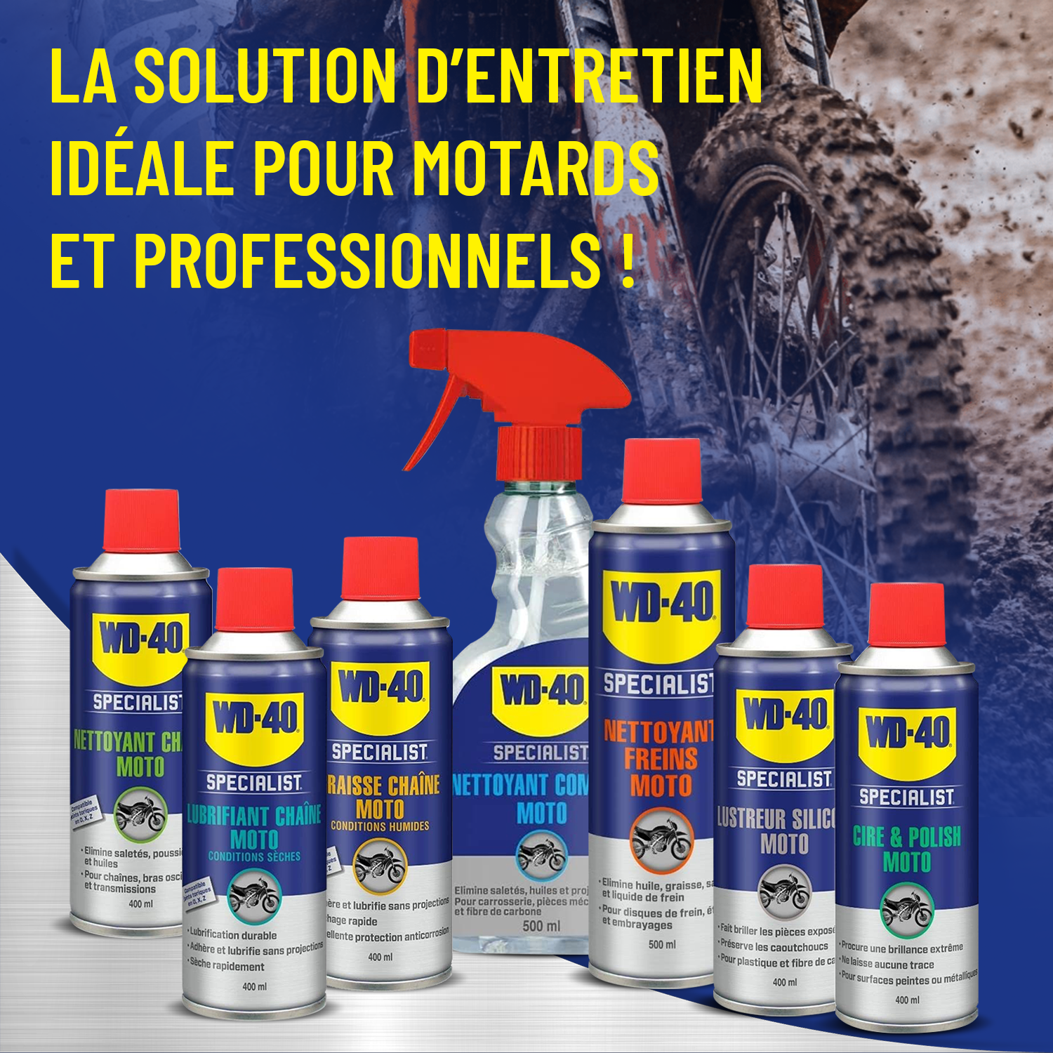 Cire & Polish WD-40 Specialist Moto - 400 ml - 33809/46 - 6
