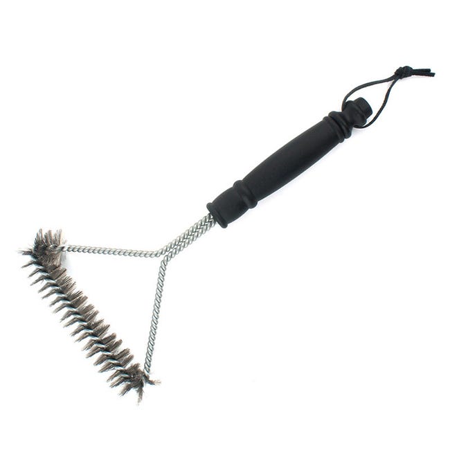 Cepillo Para Parrillas De Barbacoa - Cerdas De Acero Inoxidable Y Mango Largo, Limpia Metal Y Porcelana Fácil