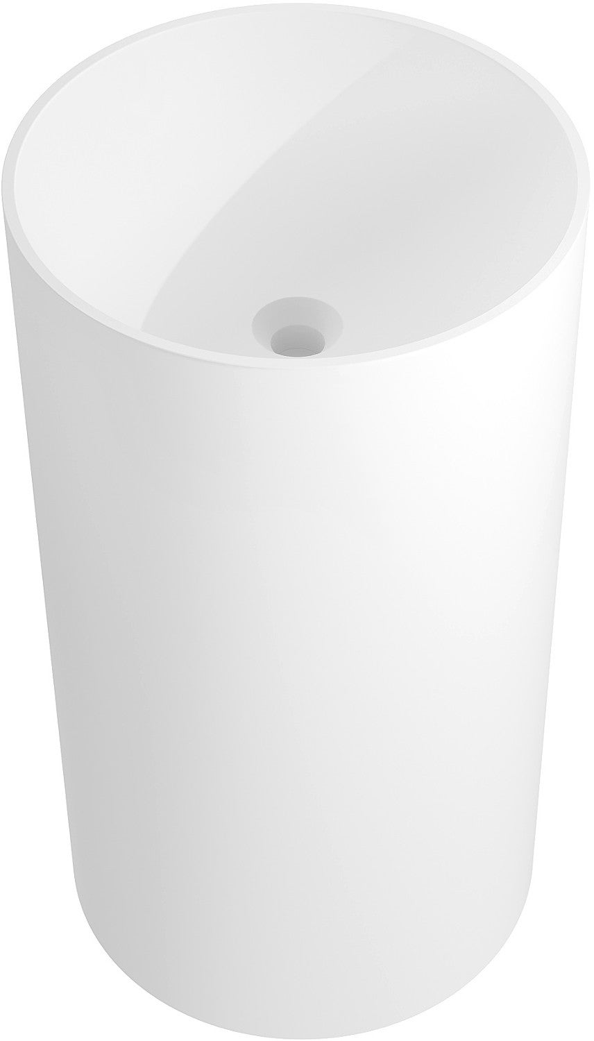 Mexen Ajax-01 umywalka wolnostojąca z konglomeratu 45 x 45 cm, biała mat - 26504500