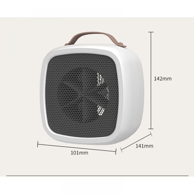 Mały podgrzewacz biurkowy - Mały przenośny podgrzewacz solarny - Podgrzewacz wtykowy chroniący przed oparzeniami - Poziom 1 - (biały) - 4