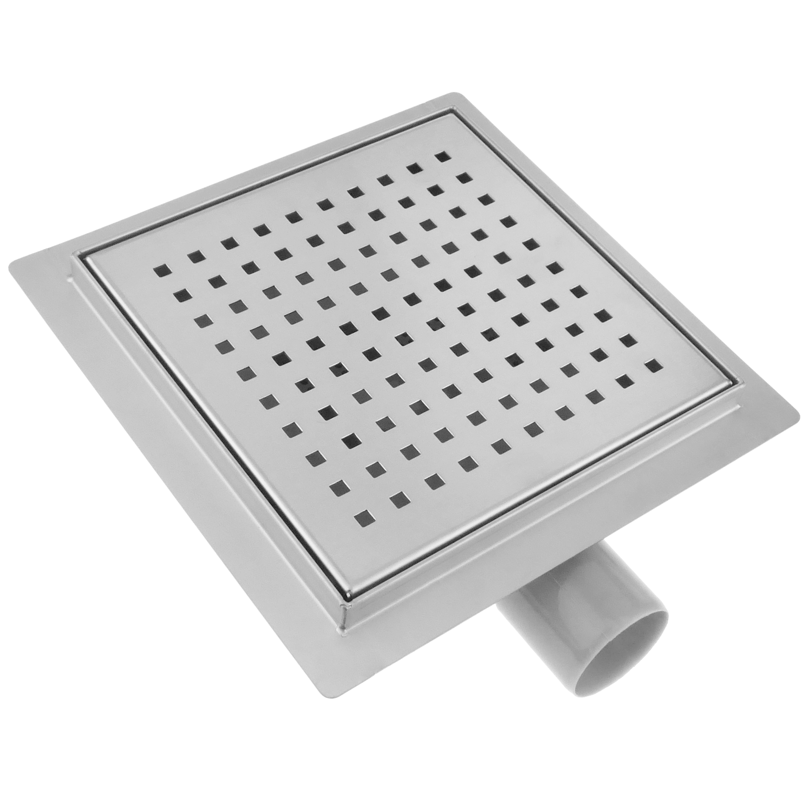 WEBANG Scarico Doccia Quadrato 15,2 Cm In Bronzo – Copertura In Acciaio Inox SUS304, Filtro Capelli, Certificato CUPC - 2