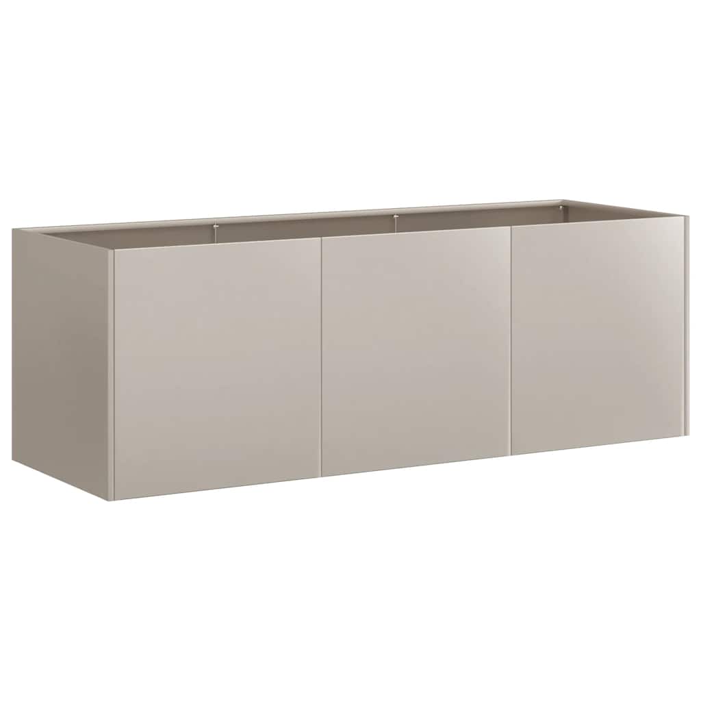 Jardinière，Pot de Fleurs rouillé 120x40x40 cm acier inoxydable CFW36152 - 4