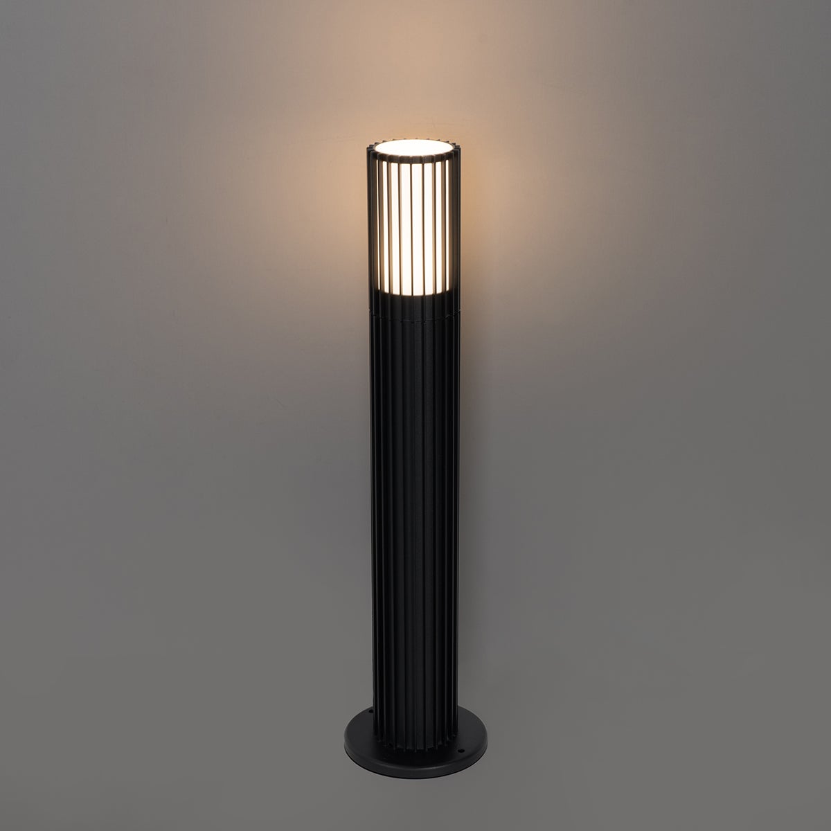 Qazqa design borne lumineuse extérieure pour jardin - Boris - noir, max. 7w, gu10, 50cm, IP44 - 9