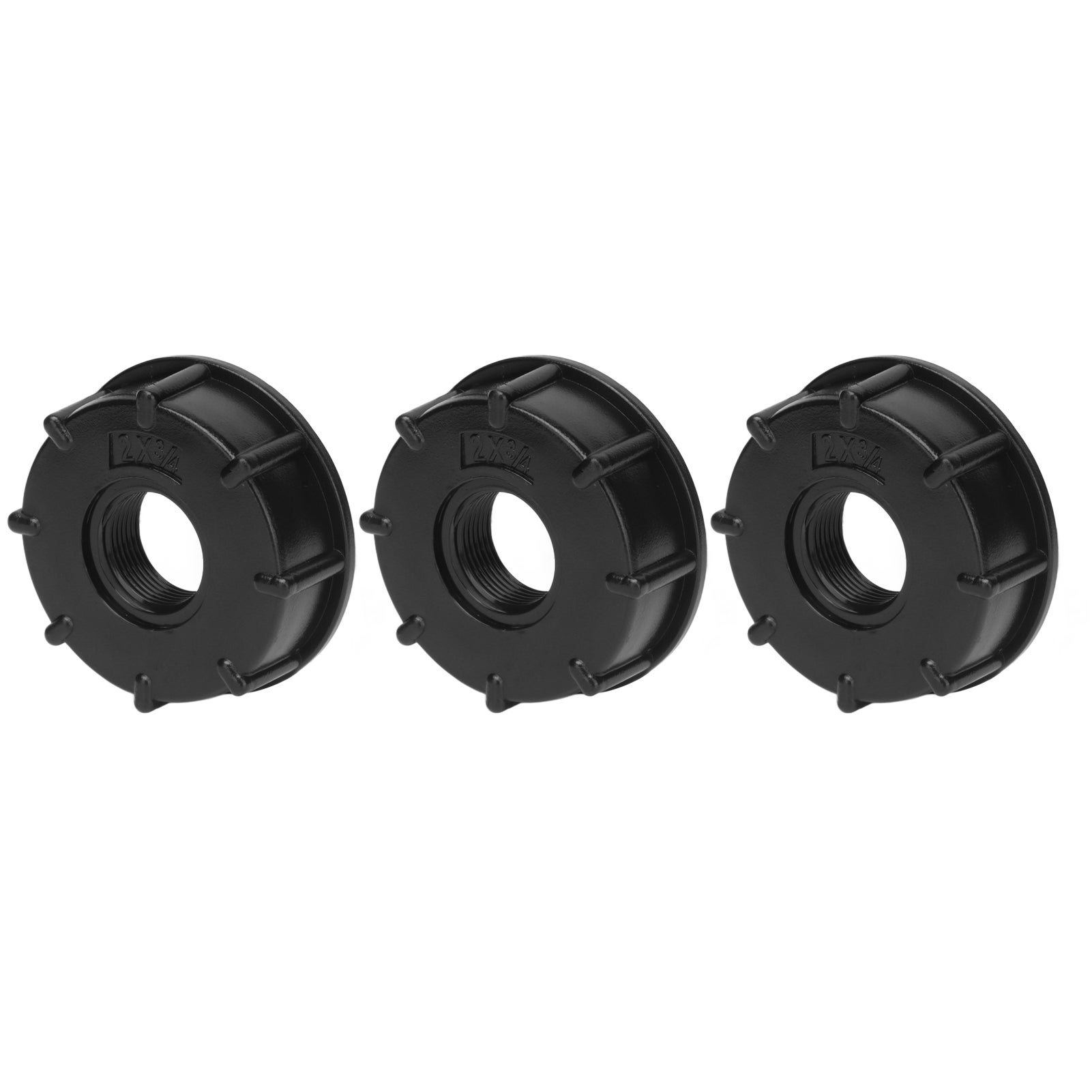 Connettore per serbatoio IBC, adattatore per tubo di scarico con filettatura grossa, raccordo in plastica con diametro interno di 60 mm g3/4 3 pezzi - 3