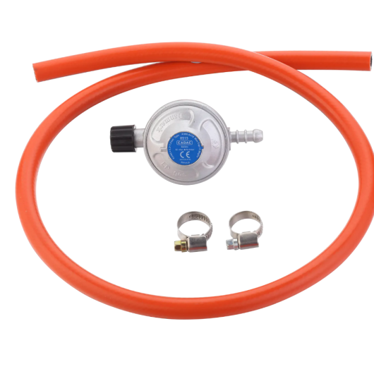 Régulateur De Pression Campingaz 28 Mbar (28 Gr/cm²) – Bleu, Pour Bouteilles Bleues – Tuyau 0,8 M, Raccords Inclus