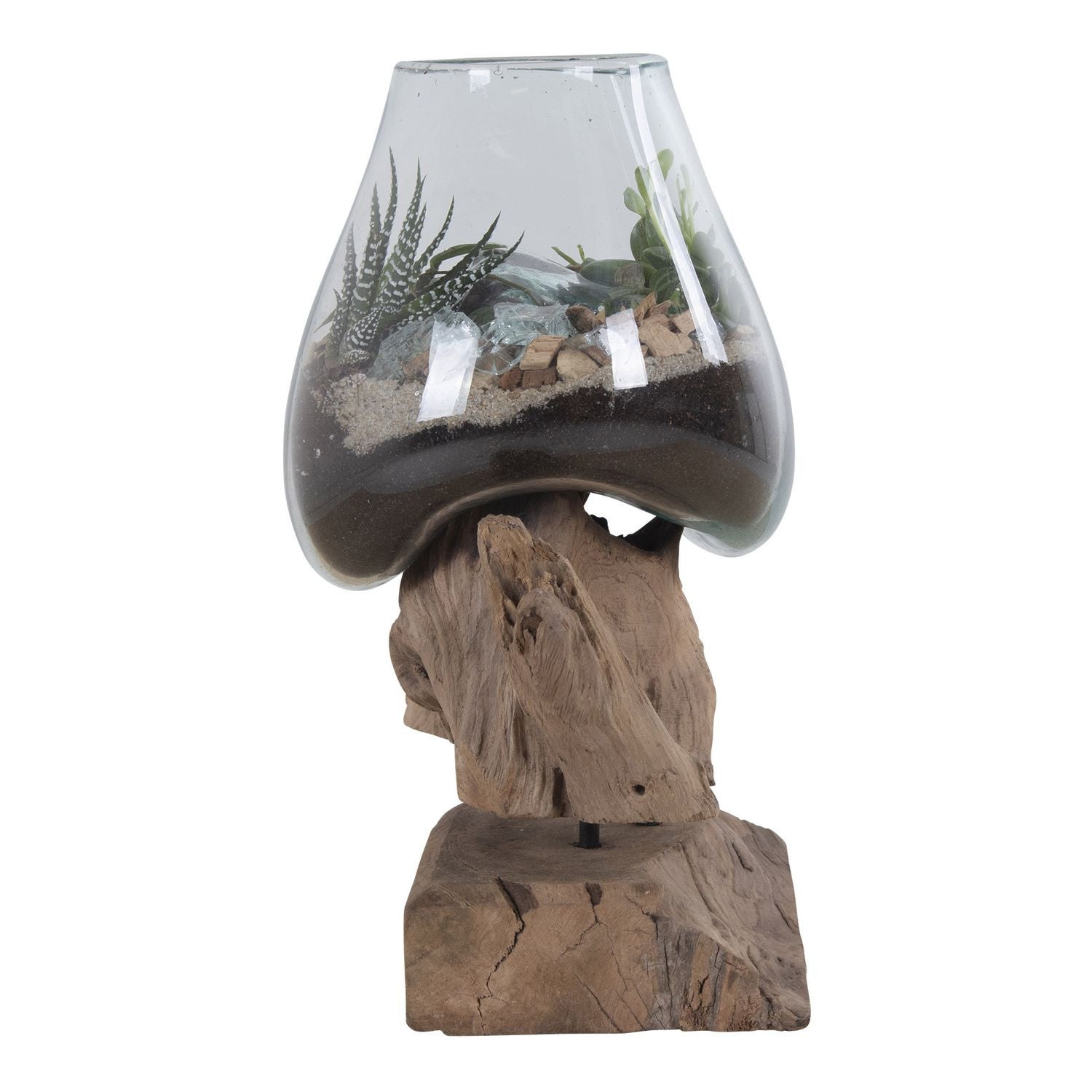 San Marino Waterdrop h25 cm teak. - 4